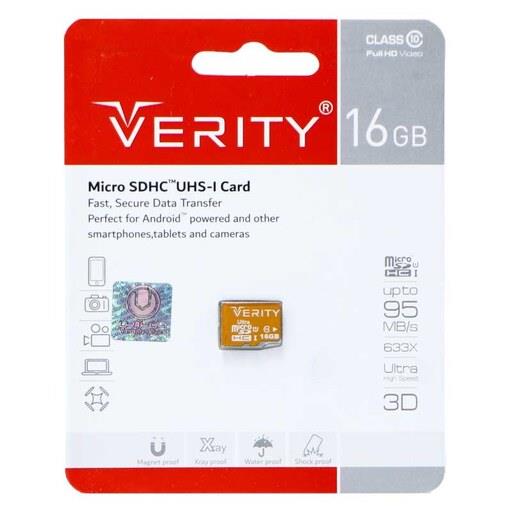 رم میکرو 16 گیگ وریتی Verity U106 U1 95 MBs